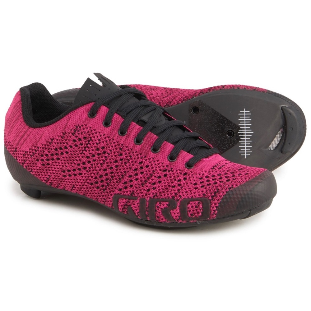 Giro Empire E70 Knit Road Cycling Shoes - with clips
